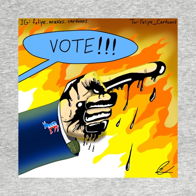 Vote Fires by Felipe.Makes.Cartoons